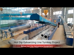 Hot Dip Galvanizing Factory Ansicht vor Ort
